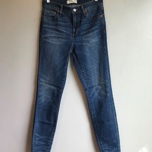 Madewell High Riser Skinny Stretch Jean